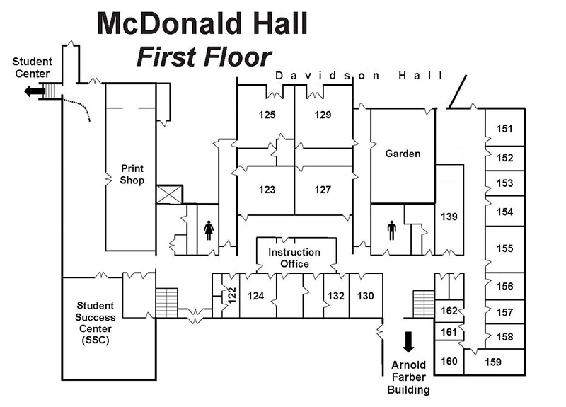 McDonald Hall Floor Plans Main View McDonald Hall